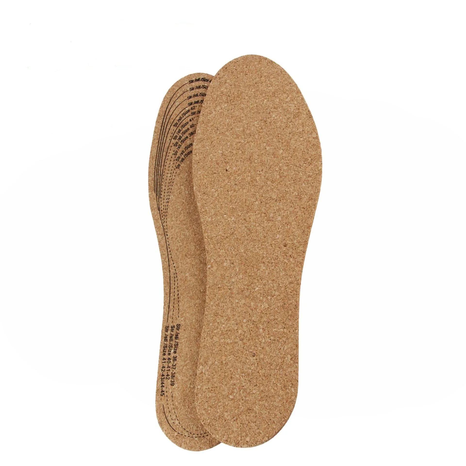 Wholesale Cork Foot Insoles Customized Eva Insole  Women Line Insoles Sneakers