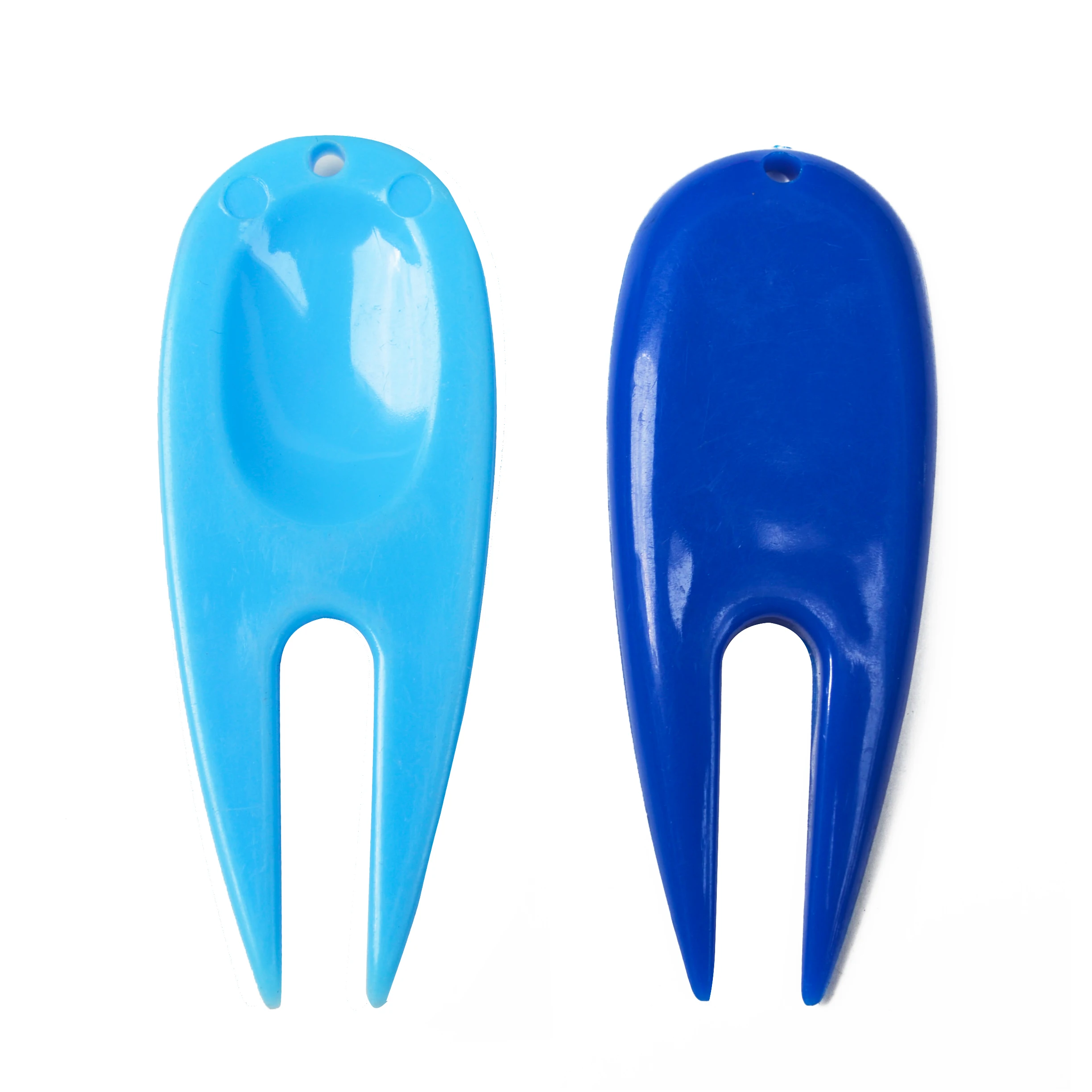 Cheap Price Golf Accessory 70*26mm Red/White/Blue/Orange Golf Divot Repair Tool Plastic Pitchfork