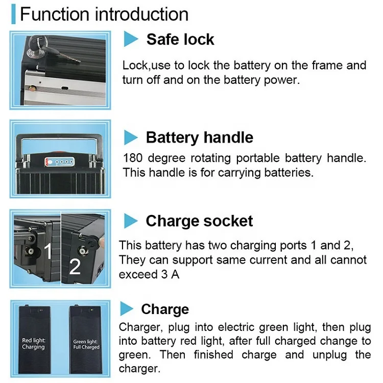 
replacement batteries electric bicycle e bike 25ah 15ah lithium 36v 20ah 10s6p 18650 li-ion battery pack 