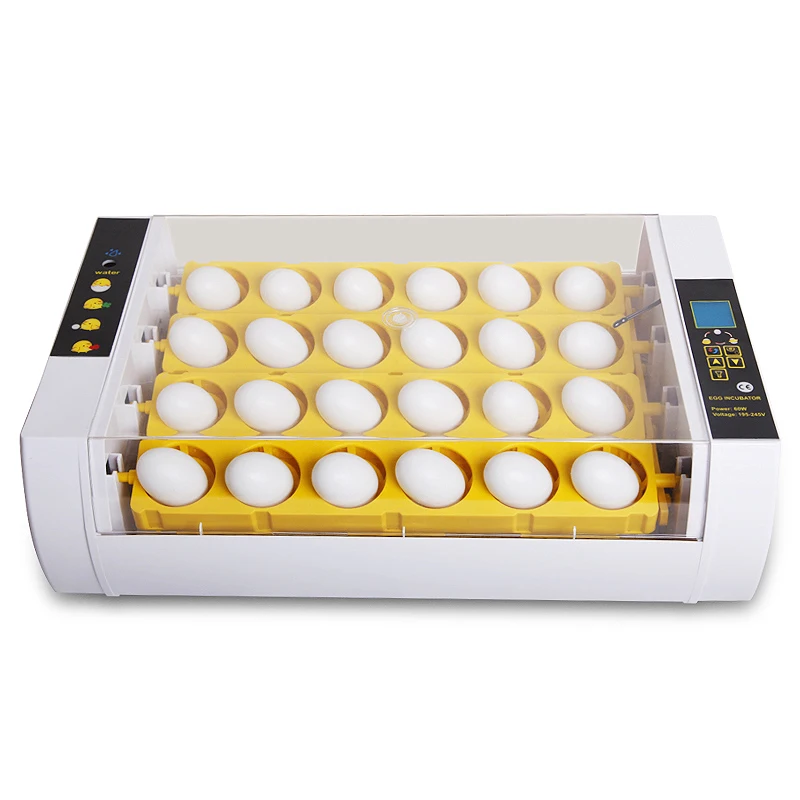 Wonegg New Listing Mini 24 Egg Hatching Machine Chicken Egg Incubator Online Hot Sale With Led Light