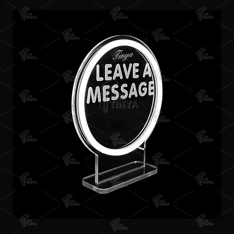 Fast Delivery Decoracion Acrylic Neon Light Sign Custom Logo Custom Led Neon Sign For Party Leave a message for kids