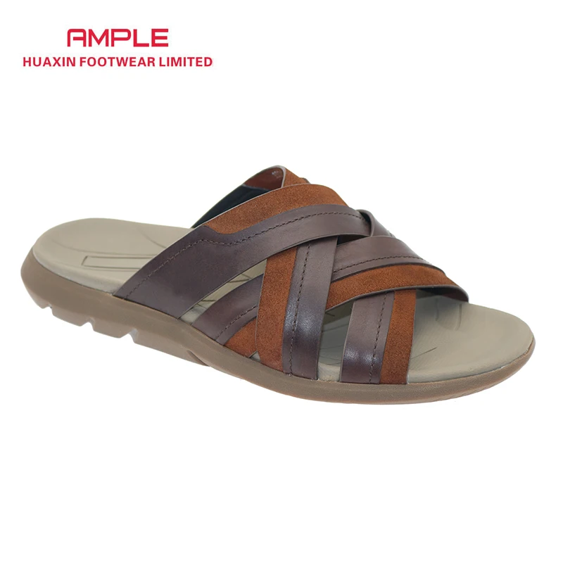 fashion men genuine leather sandals for summer comfortable sandals