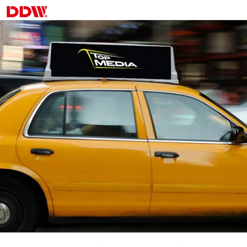 
Taxi Car Roof Advertising Double Sided Led Display P3 P4 P5 Smart Sign 