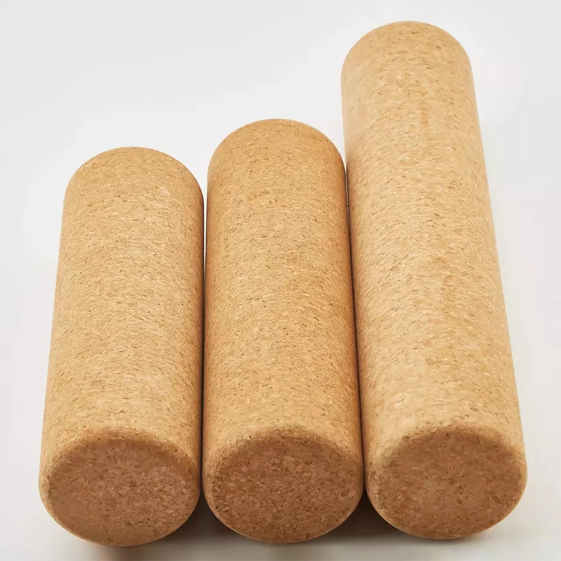 Yoga & Pilates Natural Eco-friendly Color Cork Roller Yoga for Myofascial Release
