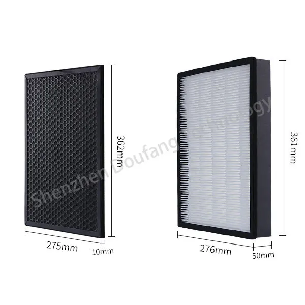 Air Purifier HEPA Filter Replacements Honeycomb Activated Carbon Filter