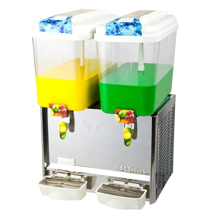 Commercial 18L Cold and Hot Juice Dispenser 3 Tank Juice Dispenser