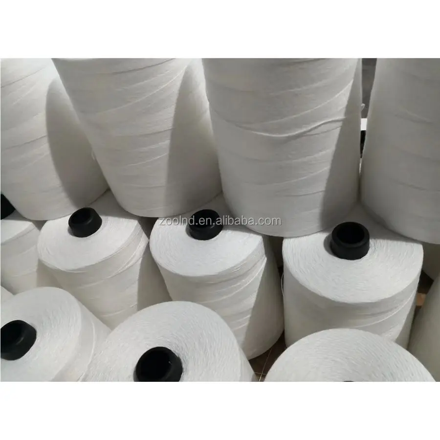 White Polyester 20s/4 20s/5 20s/6 20s/9 Bag Closing Thread 3kg/cone