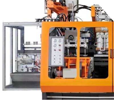 Jerry can bottle PE PP Extrusion blow moulding machine The Pq valve or proportional valve  controls the hydraulic system