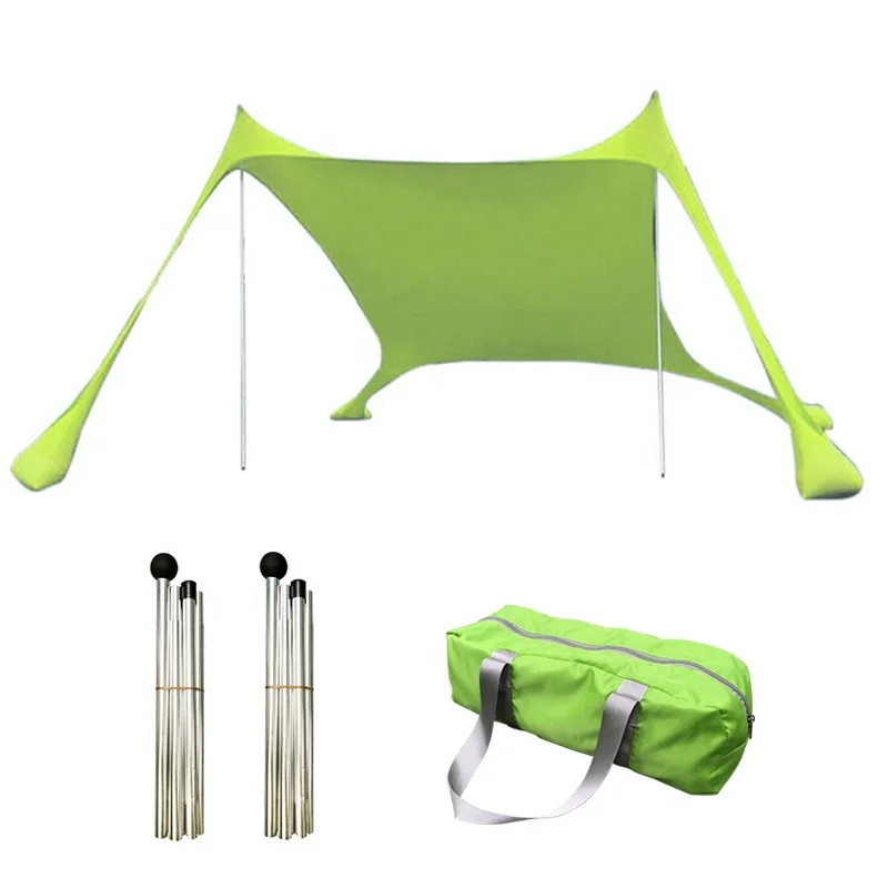 Custom Easy Portable Sun Shelter Canopy Sunshade Tent Beach Shade Beach Camping Outdoor Tents