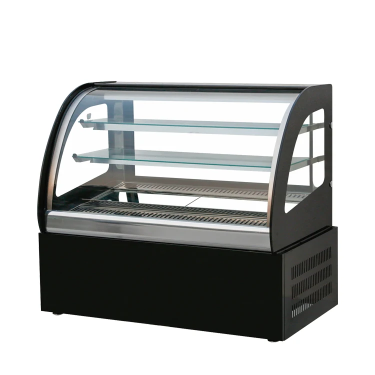 High Quality Commercial Arc Cake Display Cabinet Air-Cooled Store Chiller with Defogging for Cake Shops at Competitive Price