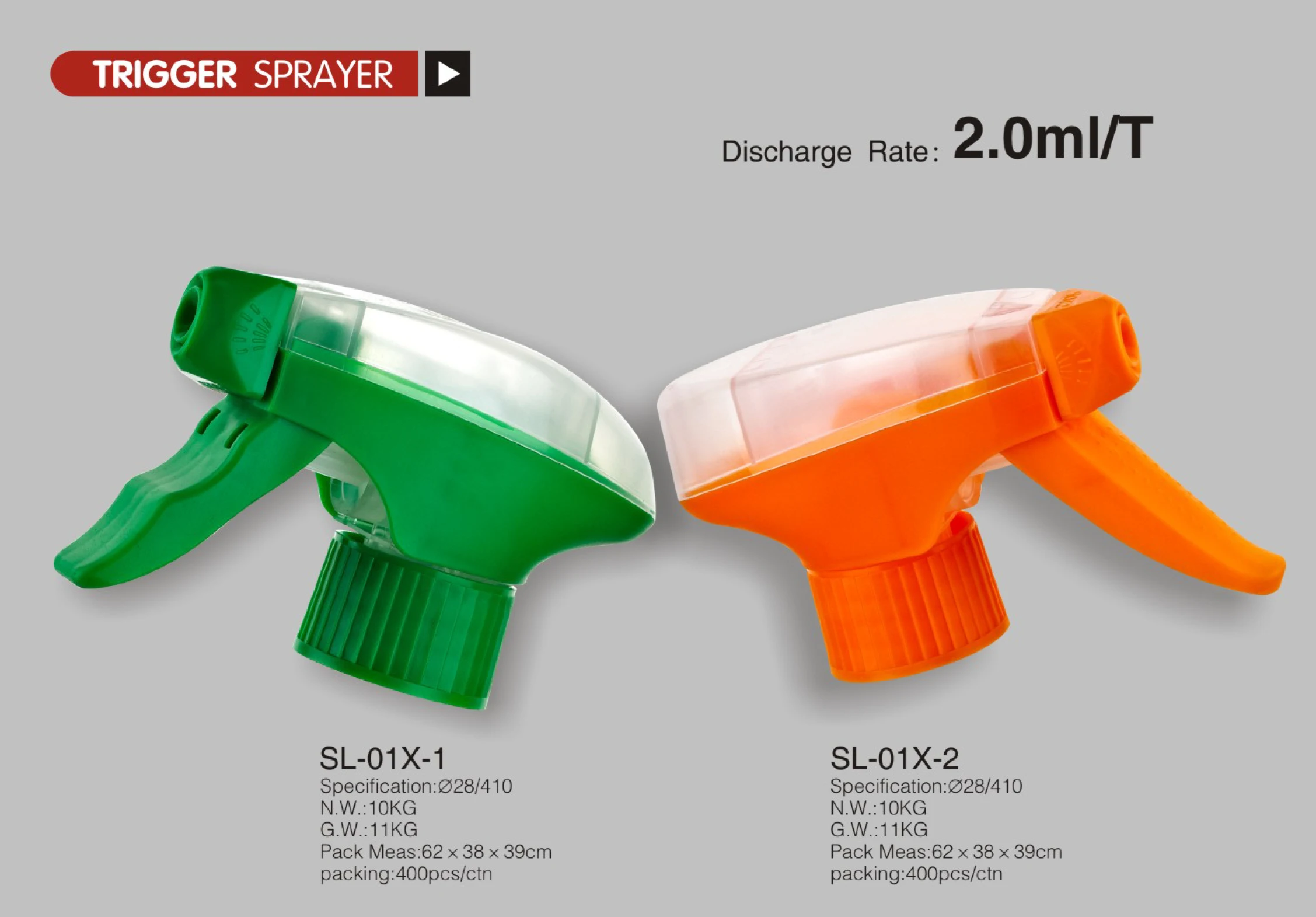 Portable Trigger Sprayer Customized Plastic Trigger Sprayer Pump