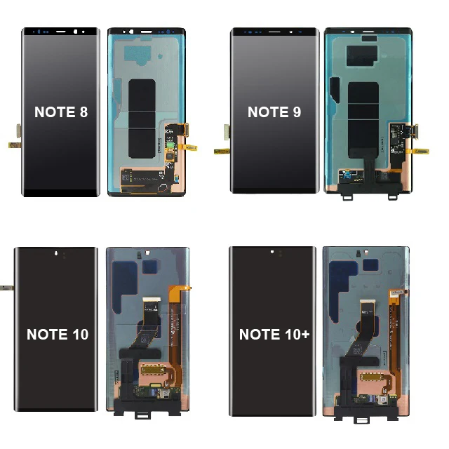  ЖК-дисплей для мобильного телефона Samsung Note 5 N920 2 3 4 8 9 10 Plus 20 Ультра ЖК-экран дисплей с дигитайзером сенсорная