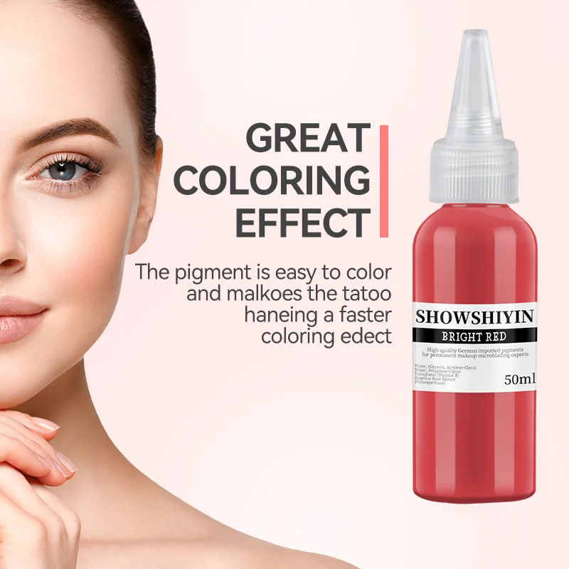 Wholesale Nude color 50ml PMU Lip Tint Tattoo Ink Perma Blend Pigment Pigmentos Permanent Makeup Pigments For Micropigmentation