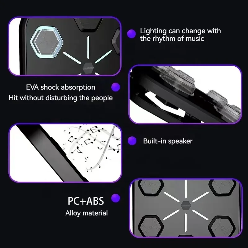 RS Fitness Holdbody Punching Machine Boxing Building Home Wall Mounted Intelligent Smart Music Boxing Machine Training For Adult