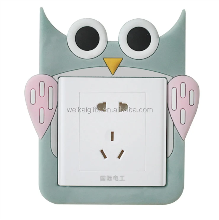 Seamless cartoon  switch sticker wall sticker  protective sleeve socket sleeve