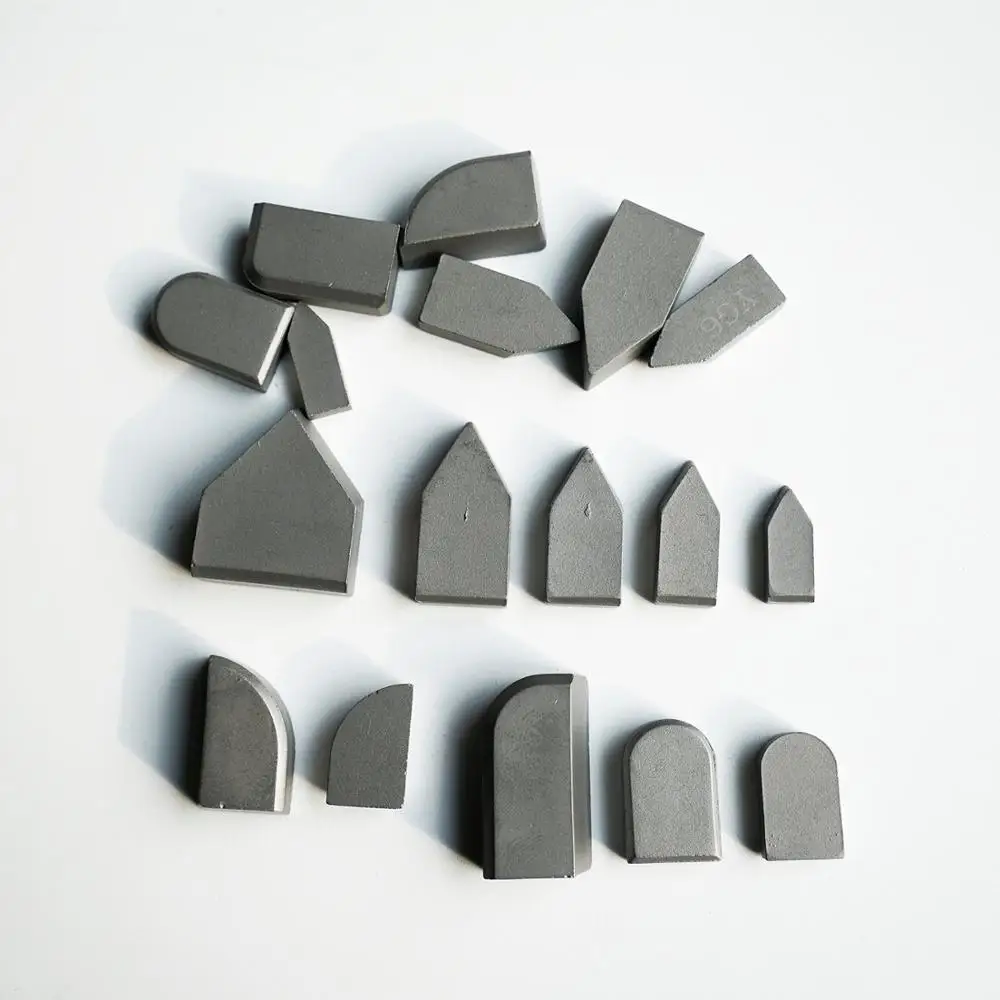 
K05 P30 cemented carbide brazed tips&tungsten carbide cutting tips 