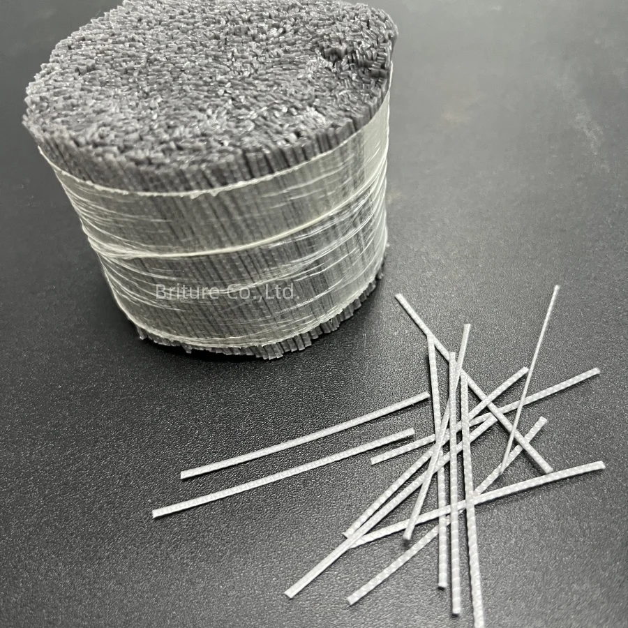 48mm 54mm 64mm 100% Polypropylene Fiber Synthetic Macro Fiber for Concrete Mixture