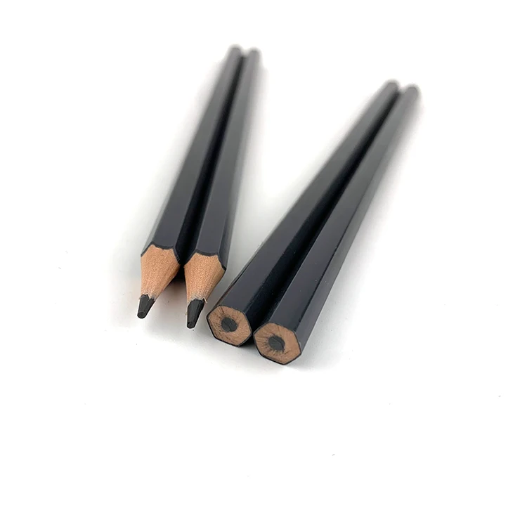 Custom Kids Drawing 7 Inch Plastic Black Graphite HB Pencil without Eraser