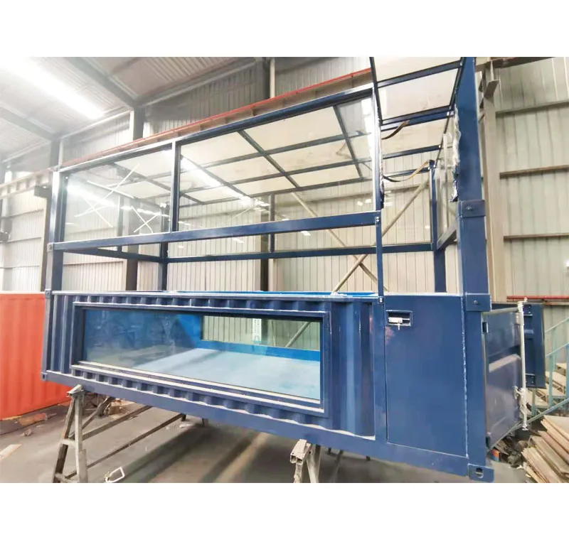 Prefabricated expandable foldable house container expandable