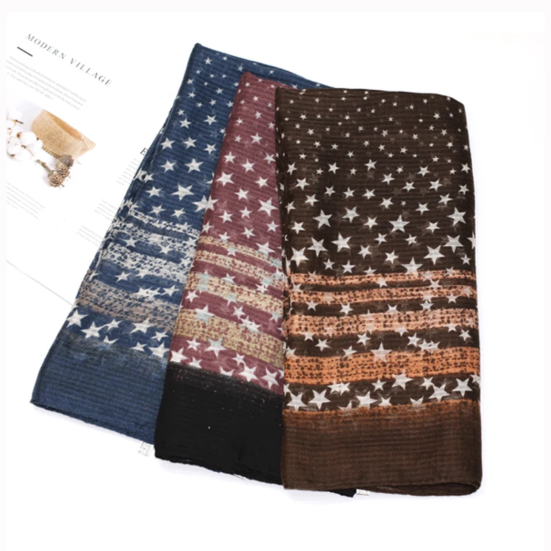 cotton linen hijab scarf new style muslin female scarf