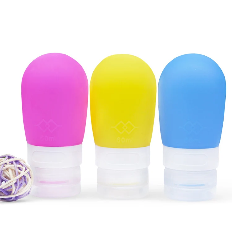 Оптовая продажа, силиконовая дорожная косметика, силиконовая трубка для шампуня, силиконовая Бутылка для путешествий
