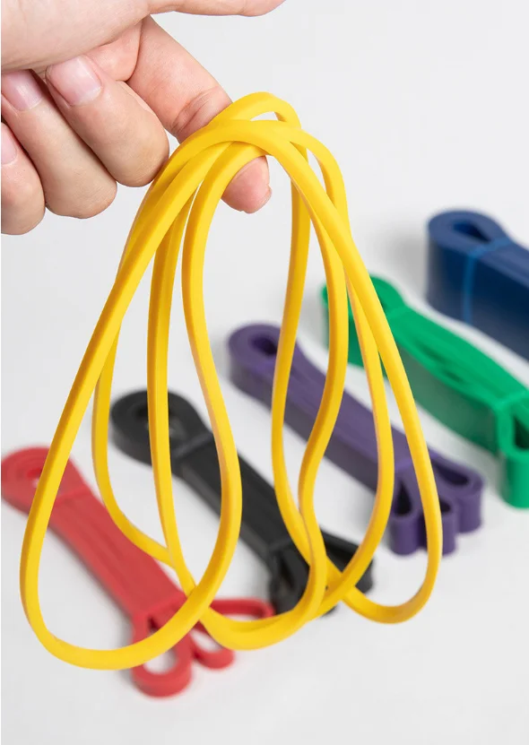 Латексные эластичные ленты для занятий спортом и фитнесом с логотипом на заказ