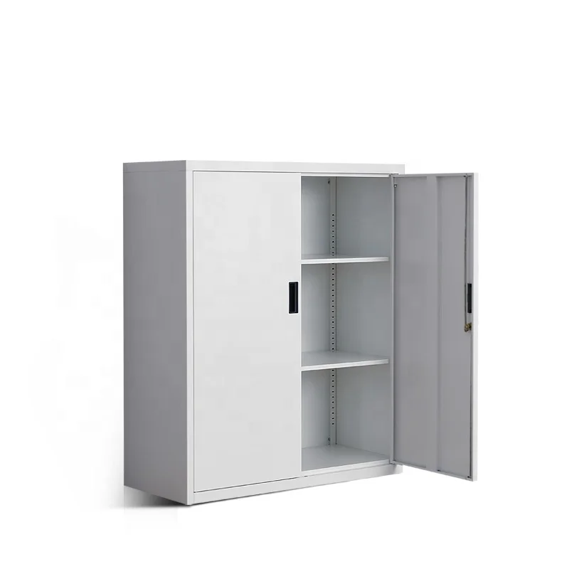 Metal File Cabinet Iron Cabinet Office Furniture Archivadores De Oficina 2 Swing Doors Steel Filing Cabinet