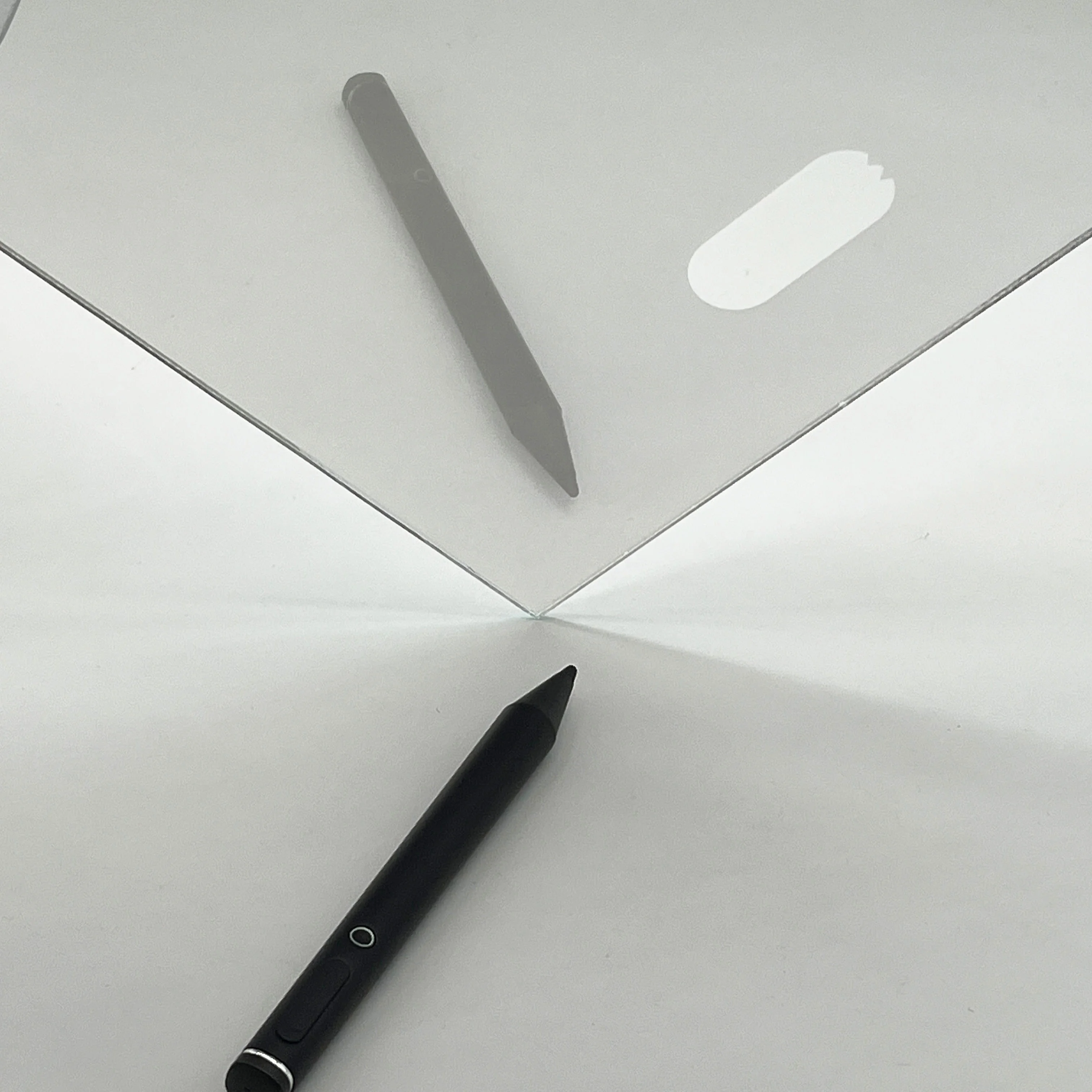 Hot Sale  Mirror Display Glass Electronic Tempered Glass Transmittance 33% For Make Up Magic Mirror