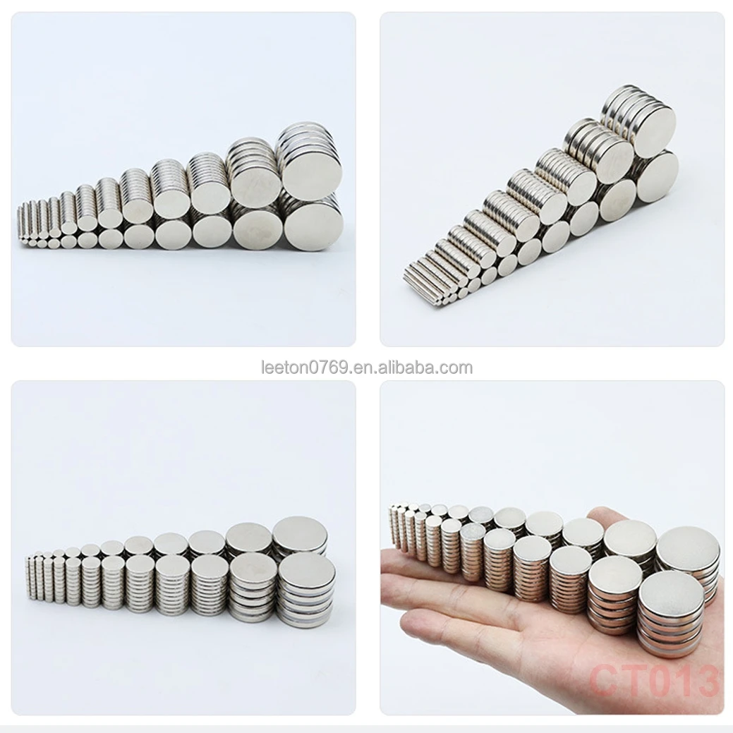 Stock supply N35 2-30mm strong round magnetic button