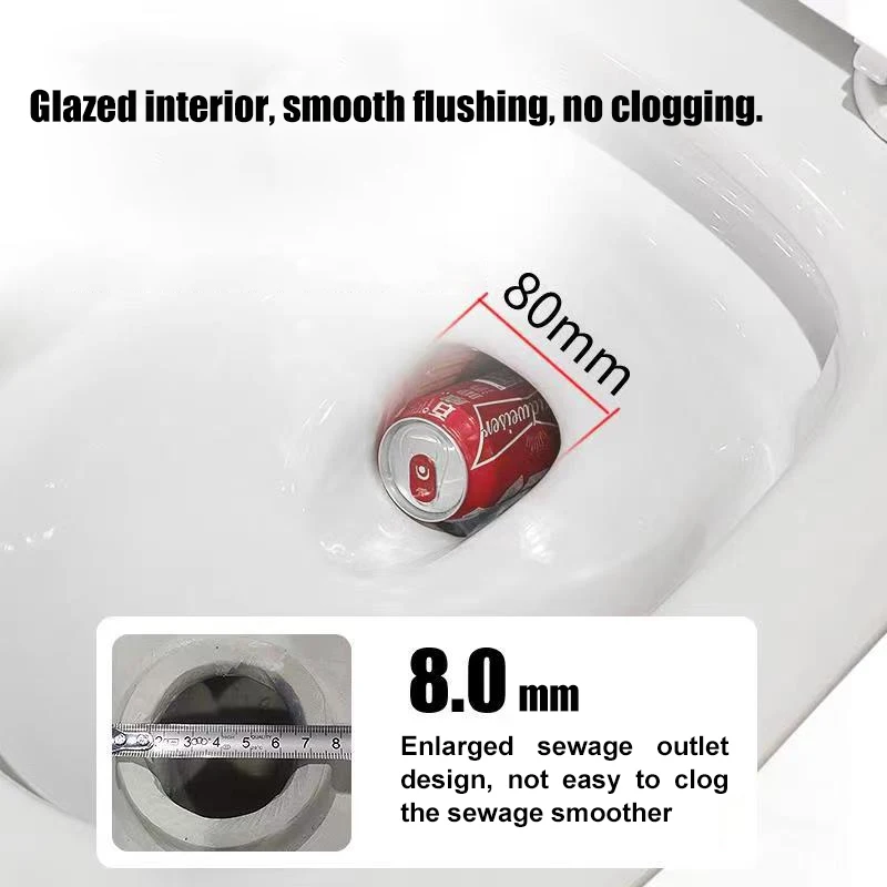 New Marble Colored Bathroom Water Closet Floor Mounted Gold Line Marble Toilet bowl Ceramic water closet toilet set