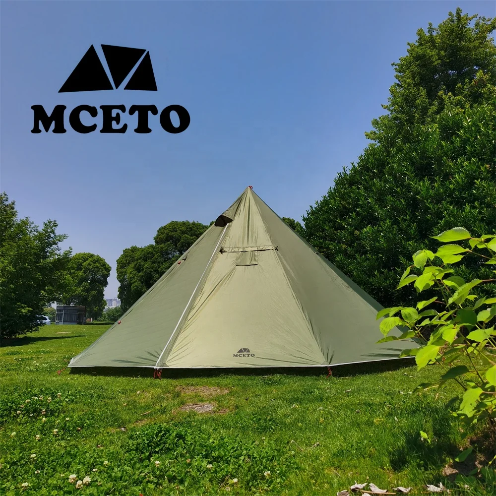 MCETO Outdoor TX500  Tipi Hot Tent Woodstove Backpacking Adventure Hunting Equipment Without Snow Skirt