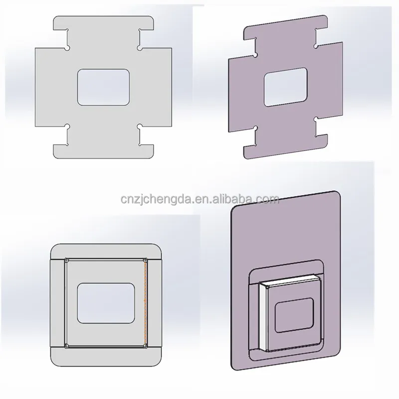 CD-600R Automatic Small Battery All Paper Blister  Packing Machine