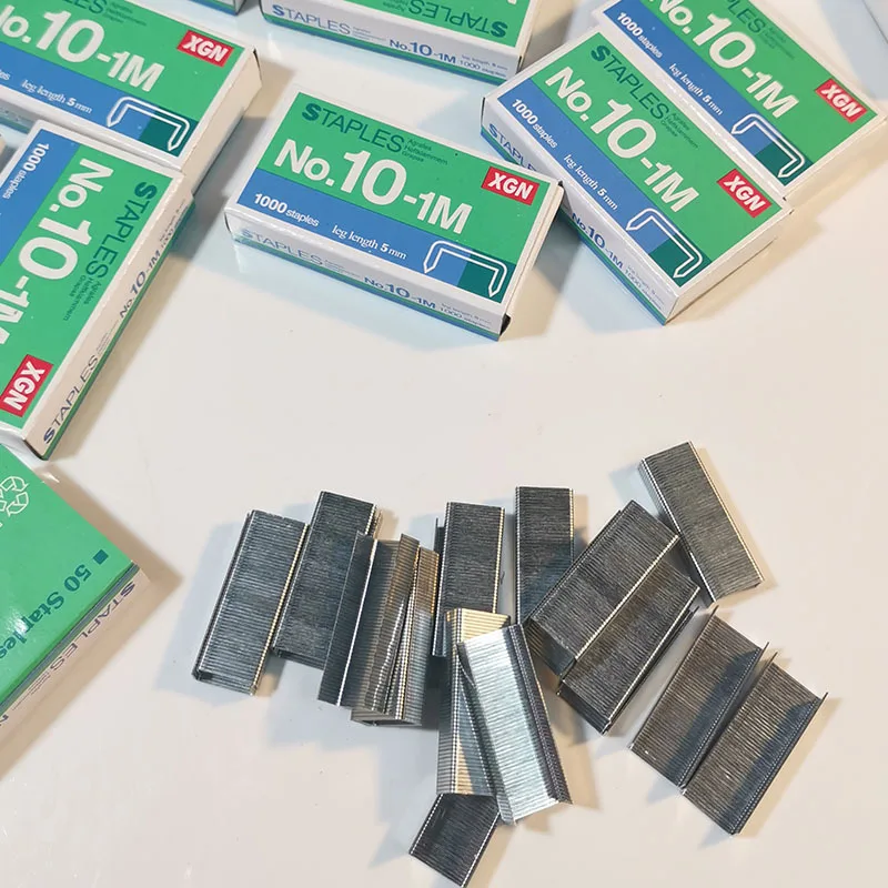 No.10 staples 1000 pieces per box small stapler staples special staples office supplies wholesale stapler pin
