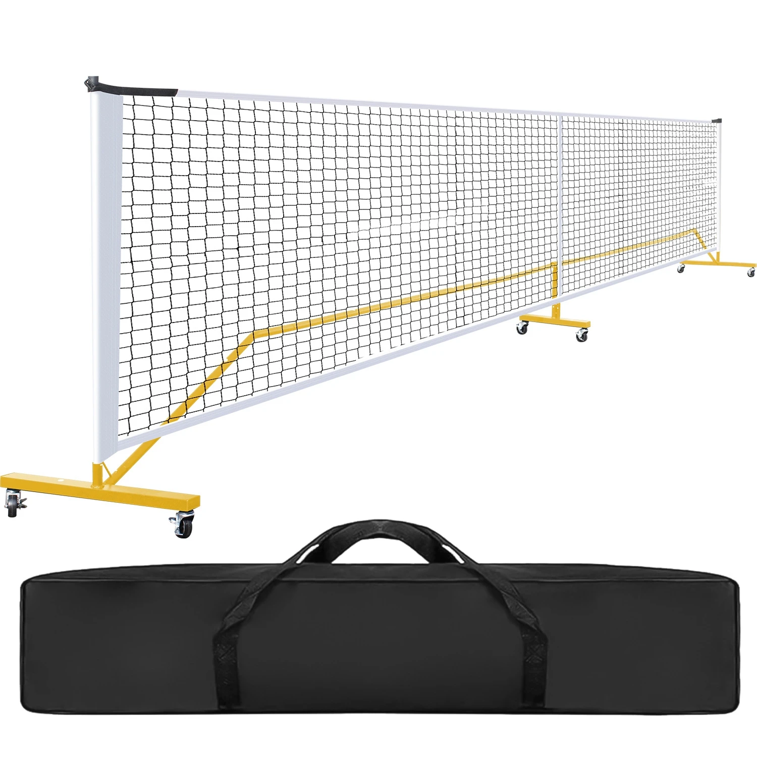 Indoor Outdoor Portable Pickleball Net with Wheels Pickleball Nets Designed for All Weather Conditions