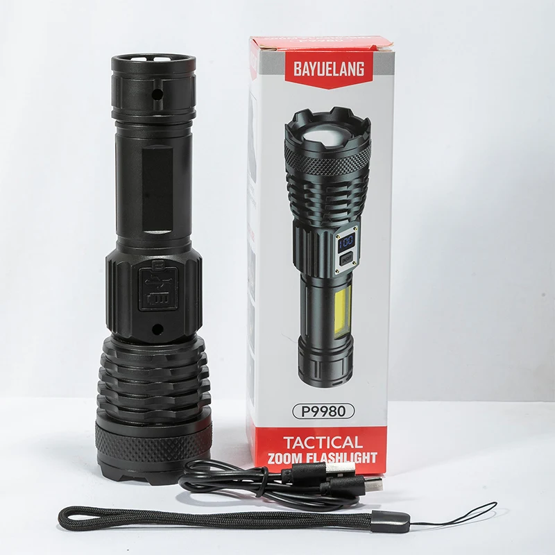 Ultra high lumen network latest white laser flashlight