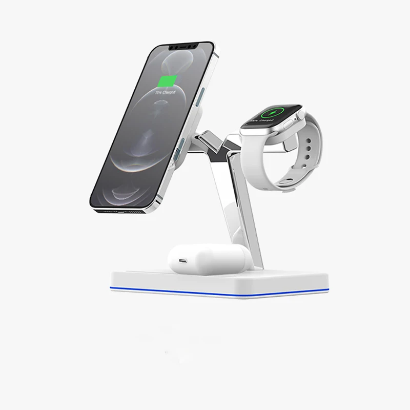 3 in 1 Wireless Charger Stand Fast Charging Phone Holder Multi-function Wireless Charger for iPhone 13 Pro Max
