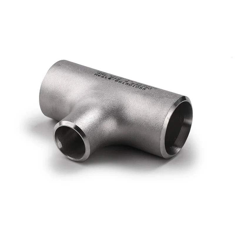 China supply Stainless Steel Pipe Fittings Titanium Pipe Fittings Seamless Tee