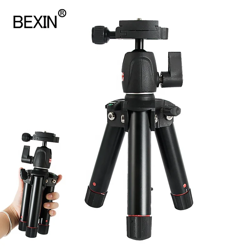 
Portable Tripod Lightweight Travel Tripod Stand with Multifunctional Spherical Head for SLR Micro Singles Camera Card Machine 