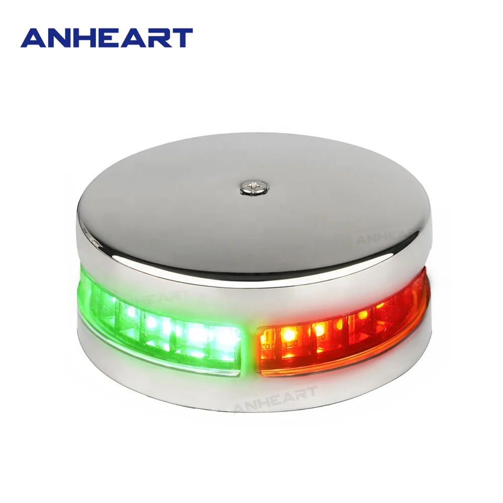 Factory Price Navigation Boat Ship Yacht Pontoon Stern LED  Bi-color Bow Marine Light