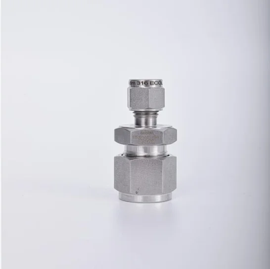 NAI LOK High Quality 5/8 x 3/4 inch Union Swagelok Type 12mm x 8mm OD Reducing Double Ferrule Compression Fitting Union