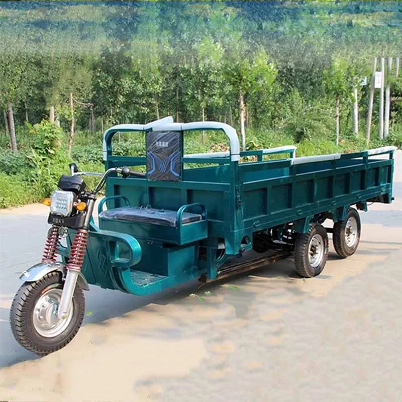5 wheel motorized cargo tricycle 1 ton freight agricultural electric tricycle e electric cargo tricycle