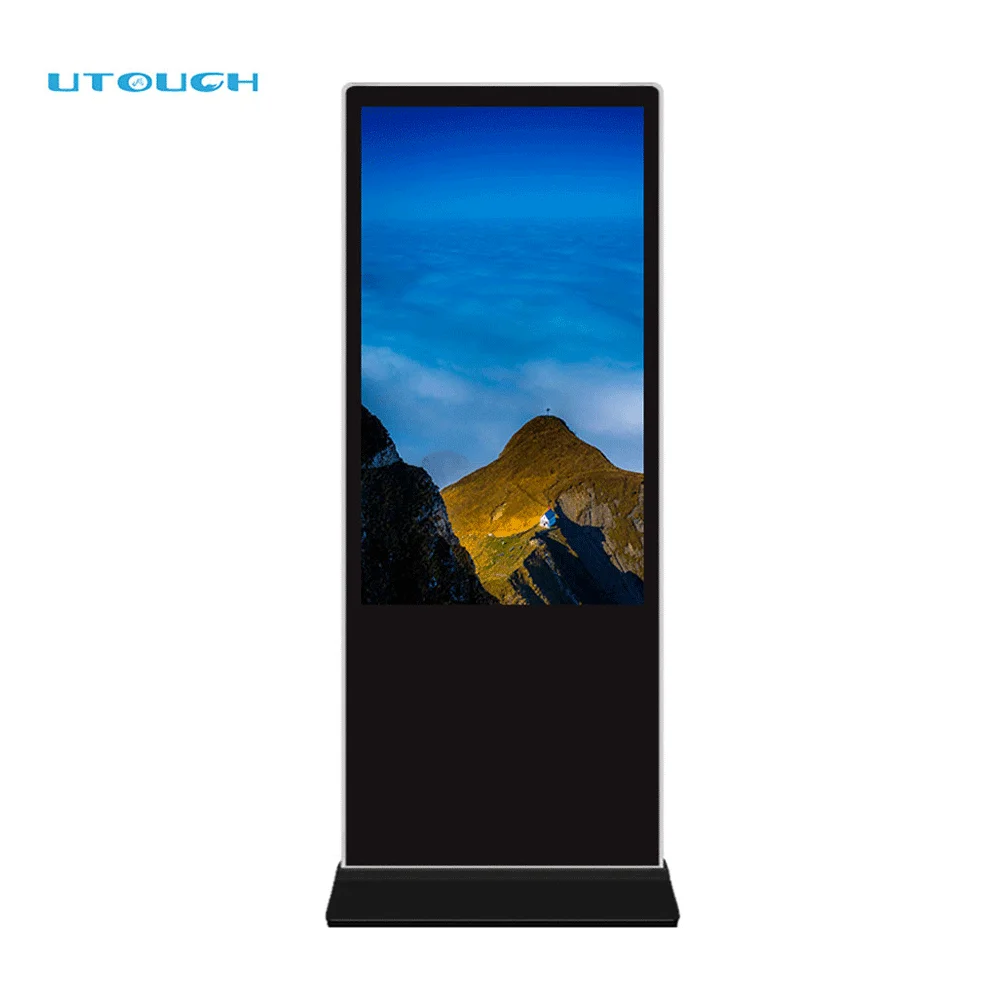Advertising equipment 49 inch smart touch screen kiosk price