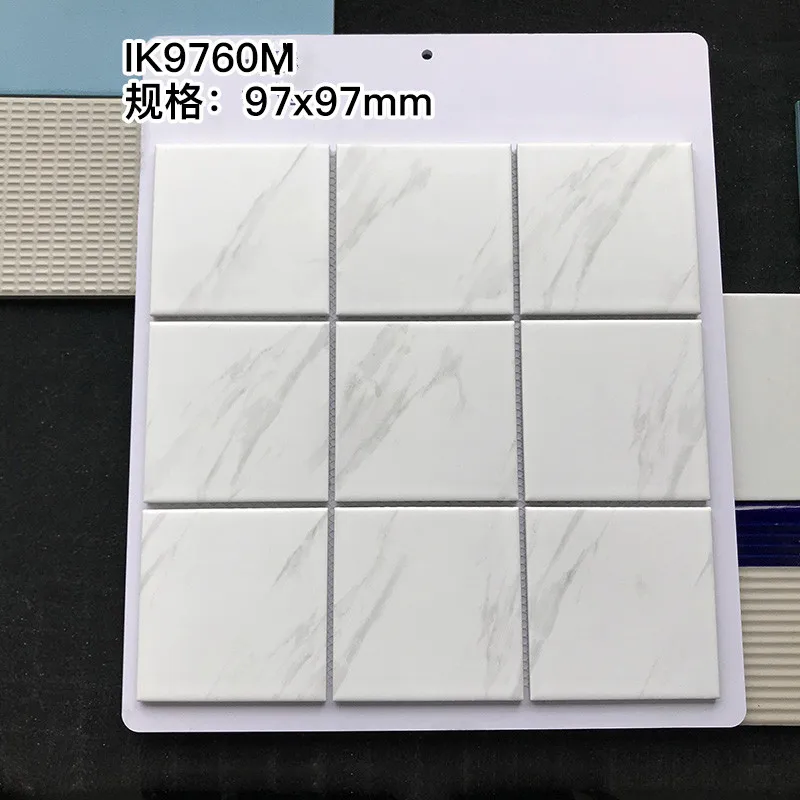 White carrara marble mosaic tile