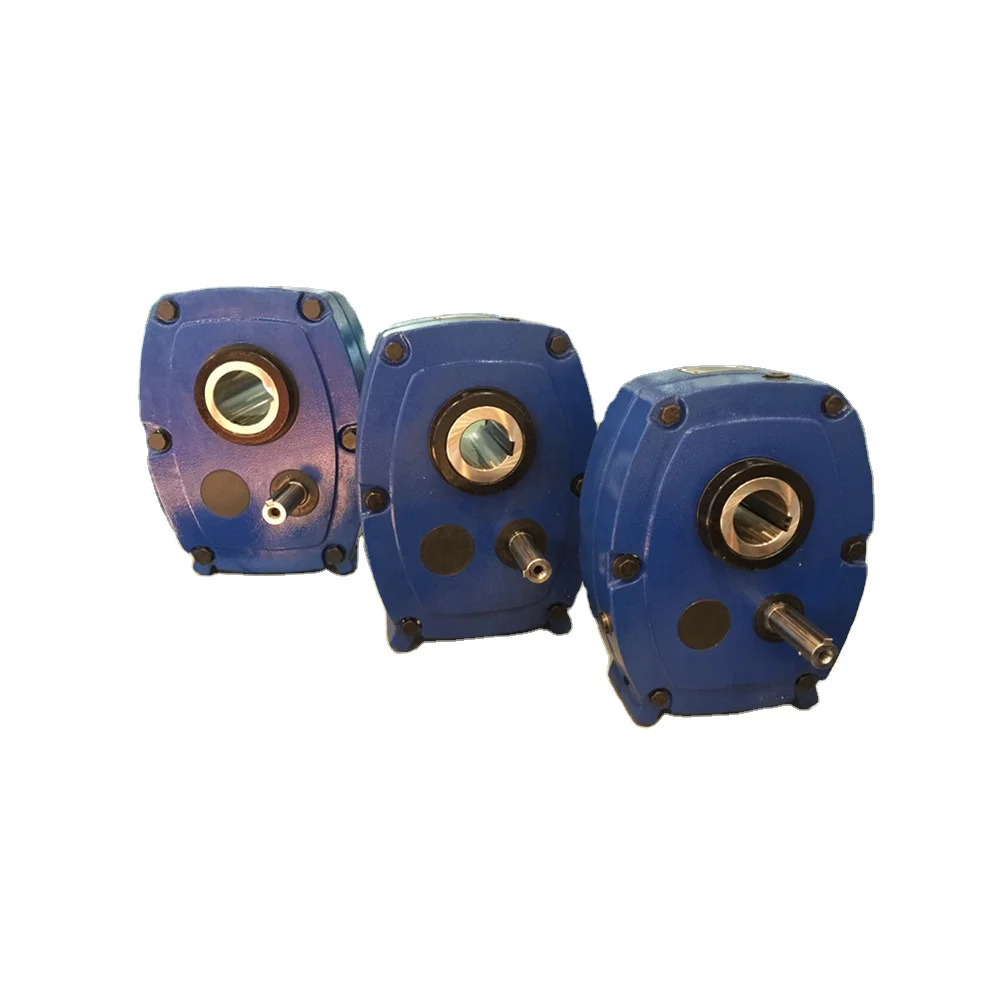 SMR Fenner type D size shaft mounted reducer spiral bevel gear flen der gearbox small right angle with