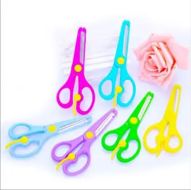 Preschool Training craft paper Children Safety Scissors Toddlers Classroom Beautiful Scissors