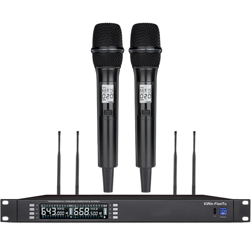 Hot-selling high-quality dji microphone wireless 2-channel professional stage performance wireless handheld microphone