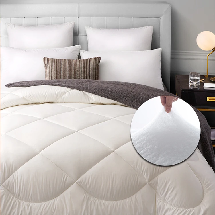 High End Winter Quilt Comforter With Cotton fabric and Wool Filling