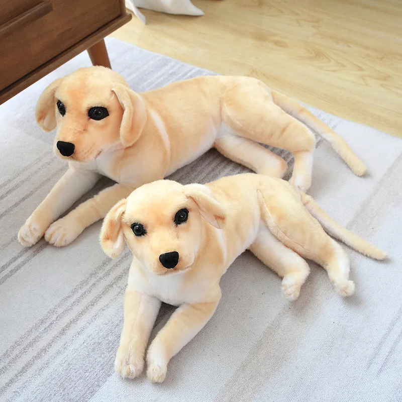 Higher Quality Realistic Soft Cuddly Golden Retriever Stuffed Toys Simulated Animals Plush Toys