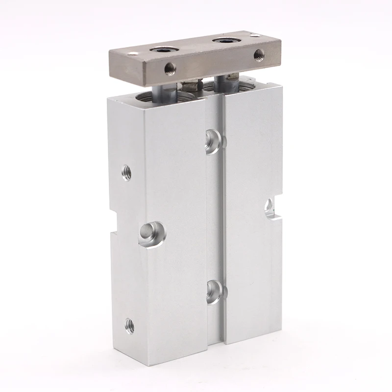 Aluminum Dustproof Piston Clamping Manufacturers Pneumatic Cylinder for Door TN Series Double Shaft Cylinder Air Double Action