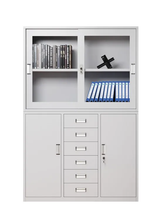 6 drawer steel cabinet with lock for high quality confidential document storage